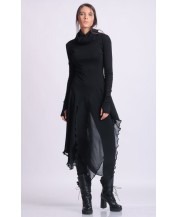 Asymmetric Pleated...